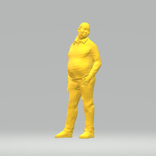 old man 3D model