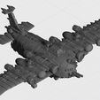 complete-bommer-ALT-1.jpg Post-Apocalyptic Super Scrap Flying Fortress 8mm scale multi-part kit