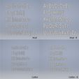 Arial-Calibri-Preview.jpg Alphabet Letters - Various Fonts
