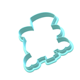 4.png Snowman Cookie Cutter Set | STL File