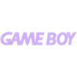 Gameboy color_text1.stl Archivo STL Soporte para Nintendo Game Boy Color・Objeto imprimible en 3D para descargar