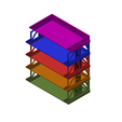 ISO.png Free STL file Stackable glove box holder・3D printable object to download