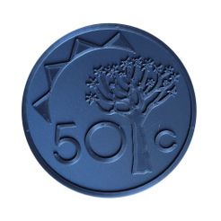 Namibia_50c_02.jpg Coin coaster Namibia 50c