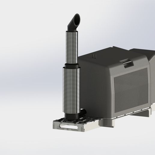 Intermediate structure "Rucksack" Pisten Bully PB 240 D - PB 280 D(W)