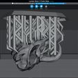 9.jpg Mythosaur Skull Pendant - Mandalorian Symbol Ready for 3d print 3D print model