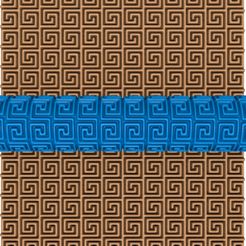 5623323.jpg Fichier 3D Rouleau d'argile à motifs grecs / rouleau de poterie / rouleau d'argile à motifs aztèques / imprimeur de motifs ethniques・Design pour imprimante 3D à télécharger