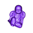 Baby Buda Sordo by JoacoKin 3 .OBJ The three Little Buddhas