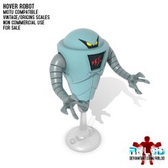 RBL3D_hover_bot1.jpg Fichier 3D Motu Hover Robot entièrement posable・Modèle pour imprimante 3D à télécharger