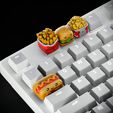 07.jpg Симпатичные фастфуды Клавиатуры - Механическая клавиатура