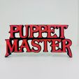 IMG_2017.jpeg PUPPET MASTER Logo Display by MANIACMANCAVE3D