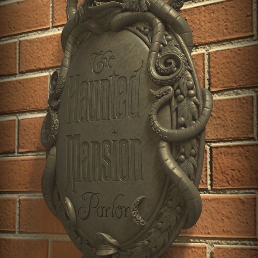 入手困難The Haunted Mansion Wall Sign 入手困難The Haunted Mansion Wall Sign Haunted Mansion