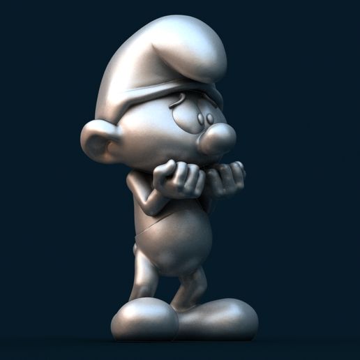 03.jpg Scaredy Smurf pose 1/ Scaredy Smurf in pose 2