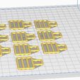 attache 26mm triple.JPG Archivo STL gratis SOPORTE-LUZ-CROCO-M85-abrazadera-12mm・Objeto imprimible en 3D para descargar