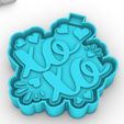 happy-and-in-love-xoxo_2.jpg happy and in love - xoxo - freshie mold - silicone mold box