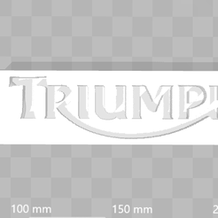 Capture Porte clé Triumph (anneau coté).PNG Free STL file Triumph Keychain・3D printing idea to download