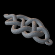 3.png 3d print ready snake necklace