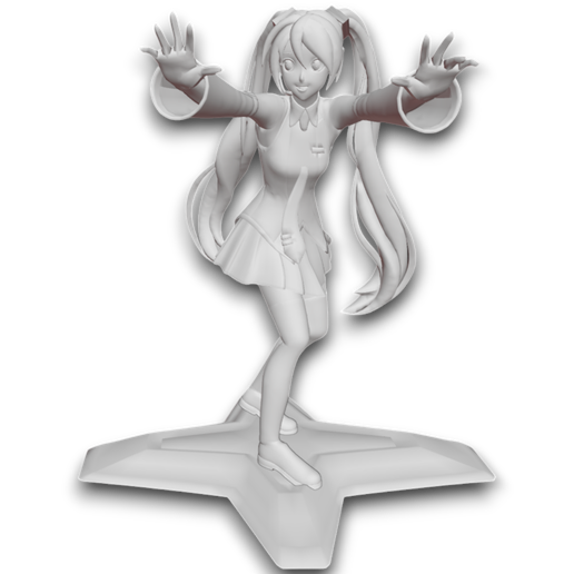 3d printable hatsune miku