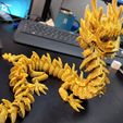 Flexi Print-in-Place Imperial Dragon with 3MF Included!