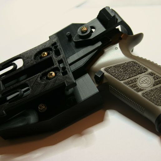 CZ P-09 holster w/ hood 3D model