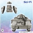 2.jpg Futuristic Imperial heavy battle tank with side cannons and turret (15) - Future Sci-Fi SF Post apocalyptic Tabletop Scifi Wargaming Planetary exploration RPG Terrain