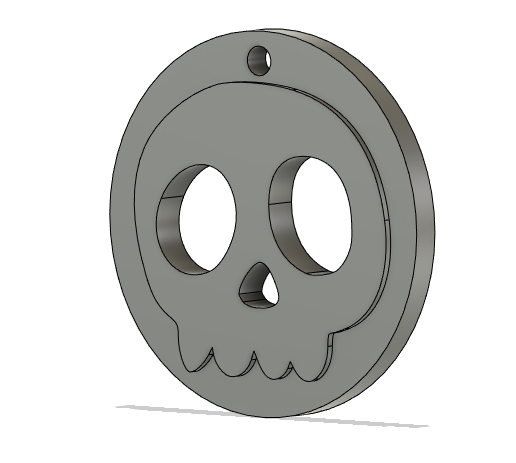 Free STL file Skull Key Ring 💀 ・3D printing template to download・Cults