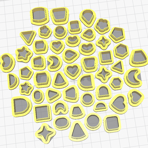 Stud.png STL file Affordable Polymer Airdry Clay Cutter 52pcs Set 20220314 plus BONUS CUTTERS・3D printing idea to download, POLYMER_CUTTERS_DESIGNS