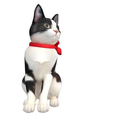 3DL Dl Cat .Stl .Glb for 3D Printer