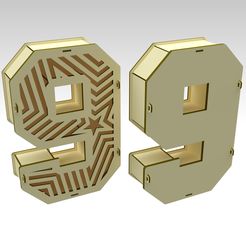9_modelo-3d_caja-con-tapas_render.jpeg 3D file 3D Numbers Gift Box Designs for Laser Cut & CNC Router・3D print model to download, aviomac