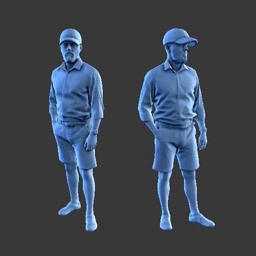 CHARACTER MAN FIGURE A58 3D model