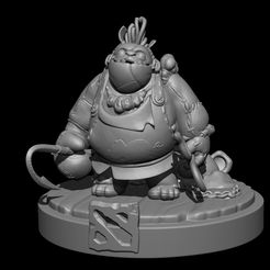 1.jpg Archivo STL Pudge Persona dota2・Modelo para descargar y imprimir en 3D