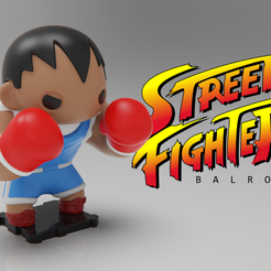 blrogplkit_1.png Free STL file Street Fighter BALROG・3D print object to download