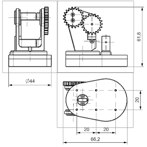 ASSEMBLY.png Lightweight FPV Camera Gimbal 5g Servo (DJI O4 PRO, O4, O3, Walksnail, Analog)