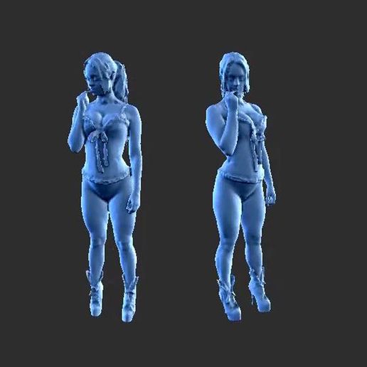 CHARACTER FIGURE GIRL F03 3D model