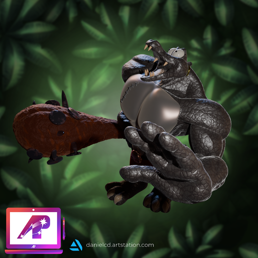 🐊 DKC2 Kudgel・ 3D File for 3D printing・Cults