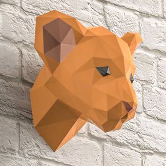 🦁 SIMBA LION CUB・ 3D File for Papercraft & Origami・Cults