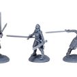 7513bc9f0320d0aec71b1448f3f6fa10_display_large.jpg Fichier STL gratuit Lady Knights (poses multiples)・Objet pour impression 3D à télécharger