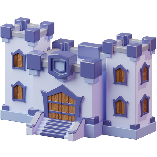 STL FILE - castle 3 3D model