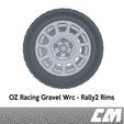 15-ozskoda2.jpg Rally Wheels 1/43 OZ Racing Gravel Skoda, hyundai Rally2