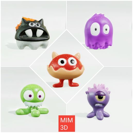 Little cute monster. C pack A-1 3D model