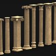 Pack_01_KEY.jpg Pack Columns 3D Model