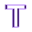 T.stl Alphabet - Alphabet - Numero - Number Cookie Cutter