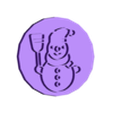 sněhulák razítko .stl Cookie stamp + cutter -  Christmas edition 14pcs