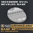 120x92mm-Oval-Beveled.jpg Archivo 3D Colección Base Grimmdark・Plan para descargar y imprimir en 3D