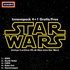 Innovapacks Star Wars.jpg STL file Innovapack Star Wars・Design to download and 3D print