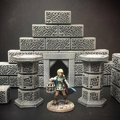 CP.png Бесплатный STL файл Delving Decor: Cyclopean Pillar (28mm/Heroic scale)・Дизайн 3D-принтера для скачивания