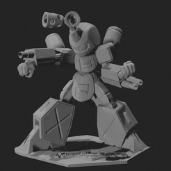 render-1.png STL-Datei METABEE MEDABOTS HD・3D-druckbares Modell zum herunterladen