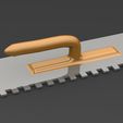 taloche30x10crans2.jpg 3D Model – Professional Plastering Trowel 30x10 cm (Smooth & Notched Versions)