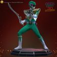greenRender03.jpg 3D file Green Ranger - Mighty Morphin Power Rangers・3D print object to download