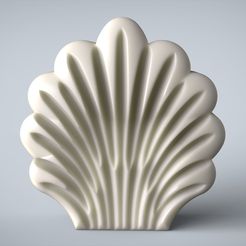 untitled.137.jpg STL file Candle shell shape・Model to download and 3D print