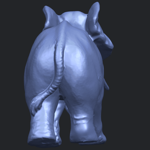 07_Elephant_01_92.6mmB04.png Free 3D file Elephant 01・Template to download and 3D print, GeorgesNikkei
